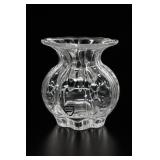 Orrefors Sweden Clear Glass Vase