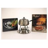 Stainless Fondue Set and Wexford Tray