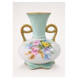 Helen Hover Floral Hand-Painted Vase