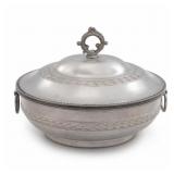 Lidded Aluminum Serving Dish with Glass Liner