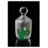 Murano Glass Paperweight With Controlled Bubble