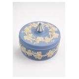 Wedgwood Blue Relief Covered Box