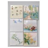 Six Painted Decorative Plaques