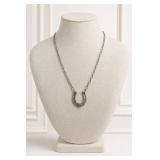 Sterling Silver Horseshoe Necklace, RCS Mark