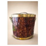Kraftware Ice Bucket With Gold Trim