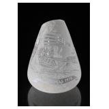 1972 Glass Paperweight Melting Pot 31 lonec