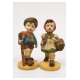 Hummel-Style Children Ceramic Figurines