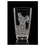 1940s Verlys Four Seasons Art Deco Vase