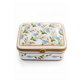 Paris-Style Limoges Floral Hinged Box