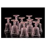 Fostoria Jamestown Pink Goblet Set