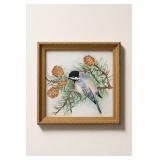 Mettlach Villeroy & Boch Bird Tile Plaque