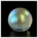 RK Glass Art Glass Eye Paperweight