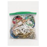 Costume Jewelry Lot With Watch