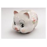 Floral Ceramic Piggy Bank