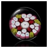 Millefiori Glass Paperweight