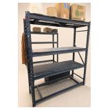 Heavy-Duty Metal Storage Rack, 4 Shelves