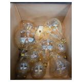Lot of Clear Glass LED Filament Bulbs