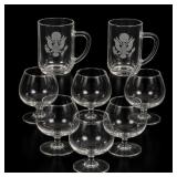 6 Glassware, 4 Snifters, 2 Mugs