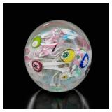 Millefiori Art Glass Paperweight