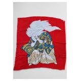 Japanese Furoshiki with Kagami Jishi Design