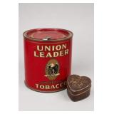 Union Leader Smoking Tobacco Tin