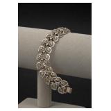 Coro Gold-Tone Floral Leaf Bracelet