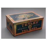 Vintage Tetley Tea Bag Storage Tin
