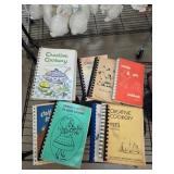 Mixed Lot of Spiral-Bound Cookbooks