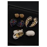 Napier and Monet Clip-On Earring Lot