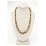 Napier 22-Inch Textured Bead Necklace
