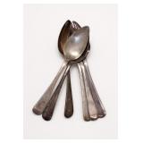 Six Sheffield EPNS Grapefruit Spoons