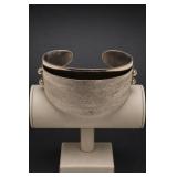Emmons Textured Silver-Tone Cuff Bracelet