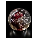 Brian Lonsway Studio Art Glass Paperweight