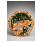Ceramic Wildlife Humorous Relief Plaque