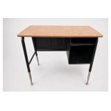 Adjustable Utility Desk with Side Storage
