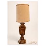 Ceramic Column Table Lamp with Drum Shade