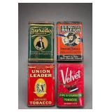 Four Vintage Tobacco Tins