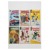 Six Vintage Comic Books