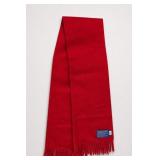 Pendleton Red Virgin Wool Scarf