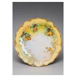 T&V Limoges Fruit-Decorated Porcelain Plate