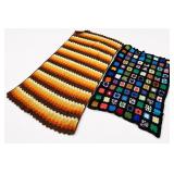 Two Crocheted Afghans