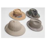 Mixed Lot of Four Hats