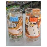 Pair 1983 Star Wars Return of the Glass Tumblers