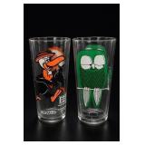 1973 Pepsi Collector Series Warner Glasses, Pair