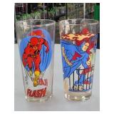 The Flash Comic-Character Glass Tumblers, Pair