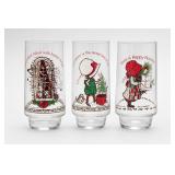 Set of 3 Coca-Cola Holly Hobbie Ed. Glasses