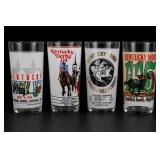 Kentucky Derby Glasses, 1988 & Four-Piece Group