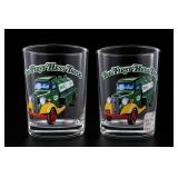 Pair of Hess The First Hess Truck Glasses