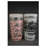 Colorado and Saratoga Souvenir Tumblers