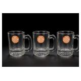 A&W Root Beer Glass Mugs, Set of 3